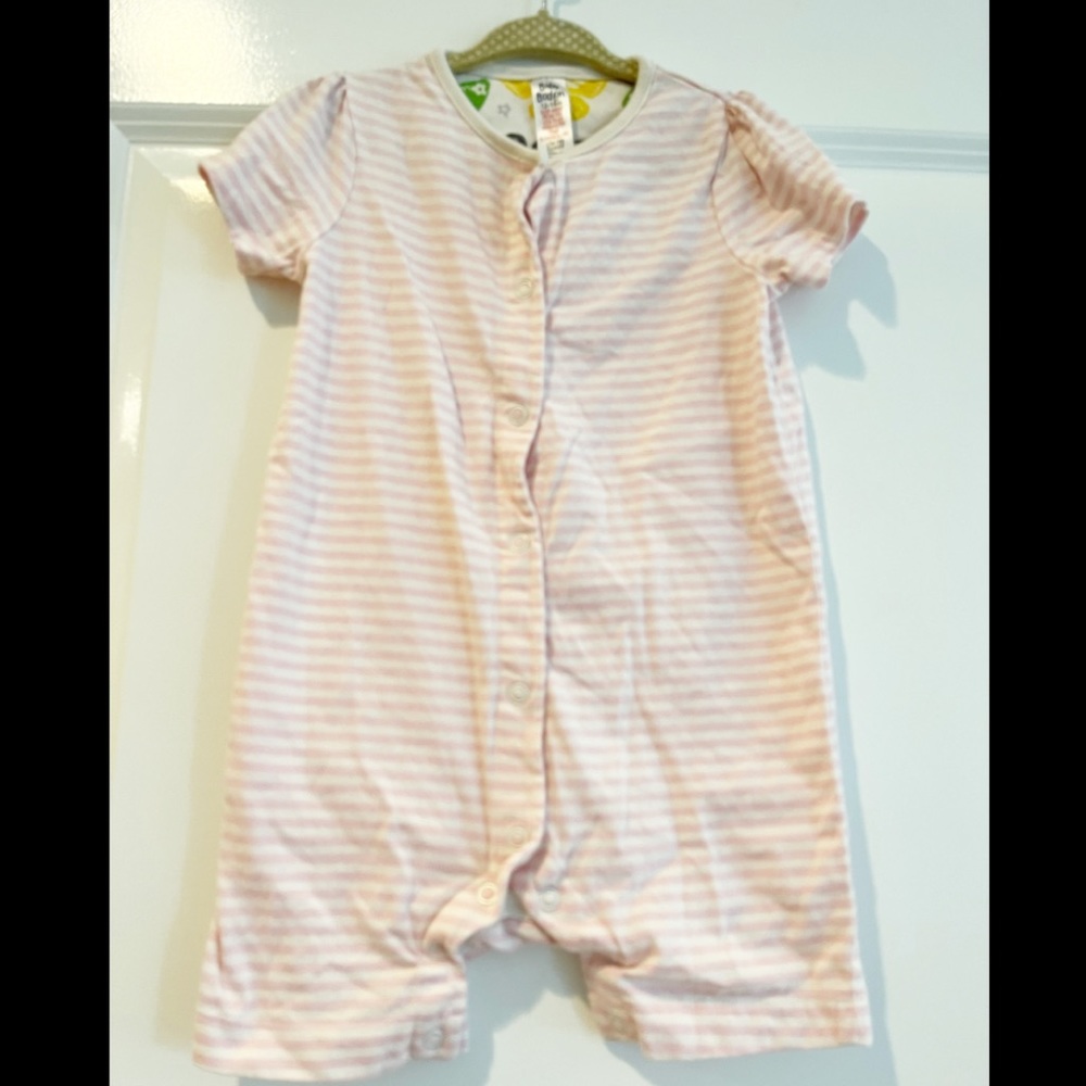 Baby Boden Pink and White onesie! Size 12-18 months!